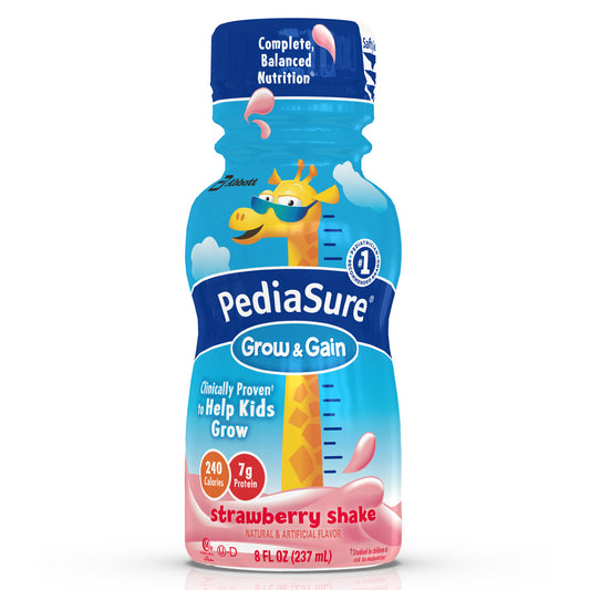 PediaSure Nutritional Shake, Strawberry, 8-fl. Oz. Bottles