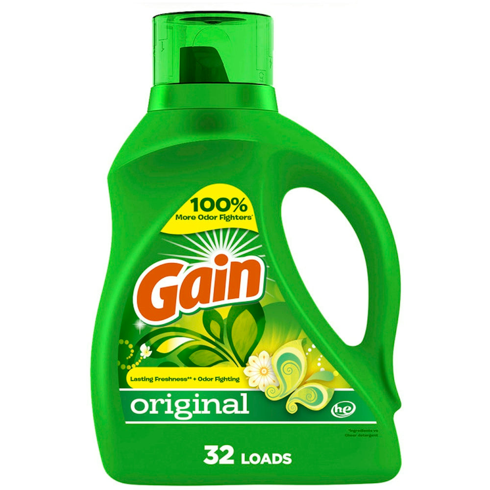 Gain® + Aroma Boost™ Original Liquid Laundry Detergent, 1.36 L x 6 EA
