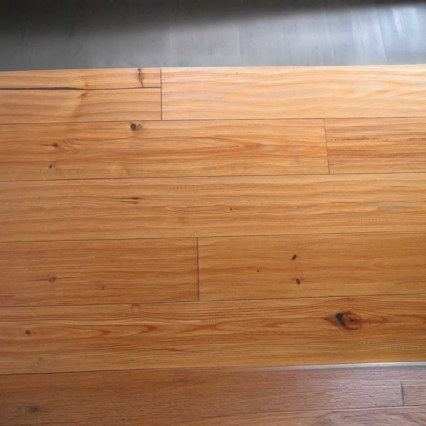 Unfinished solid Classic Heart Pine 3/4" x 5 1/8" $ 4.50 s/ft  + Freight