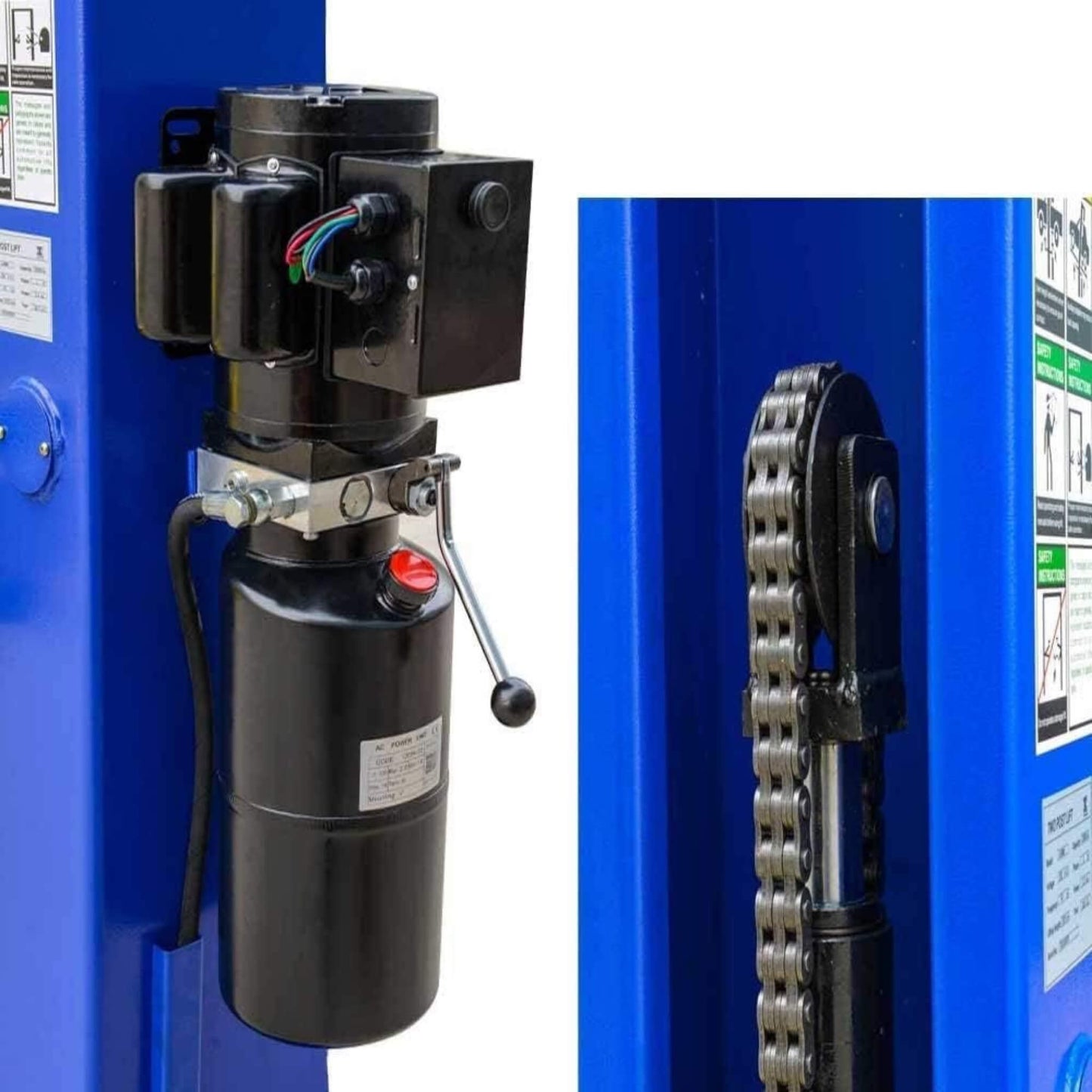 10 Ton Heavy Duty 2 Post Car Auto Truck Vehicle Garage Hoist Lift (SAK31625)