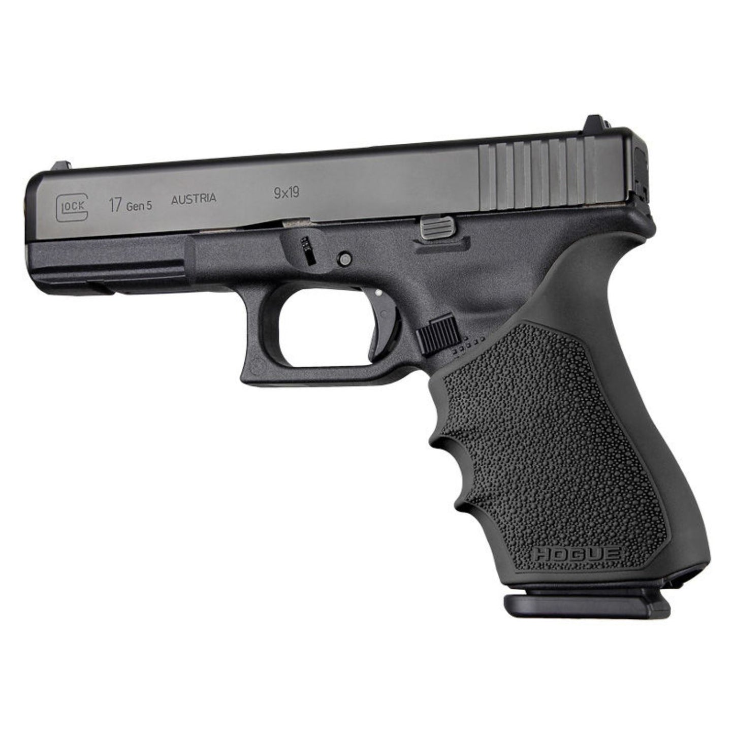 Hogue HandAll Bvrtail Grip Slv Glock 17 19X 34 Gen 1 2 5 Blk