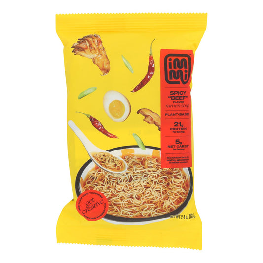 Immi - Ramen Spicy Beef - Case Of 6-2.4 Oz