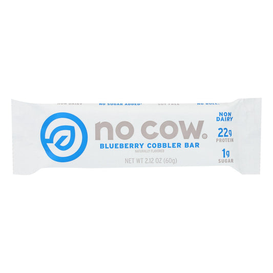 No Cow Bar Blueberry Cobbler Bar - Case Of 12 - 2.12 Oz