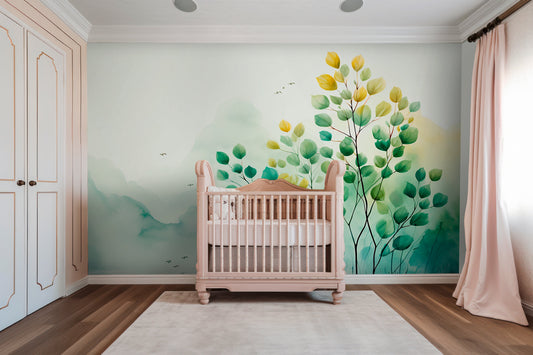 Minimalist Tree Wall Mural