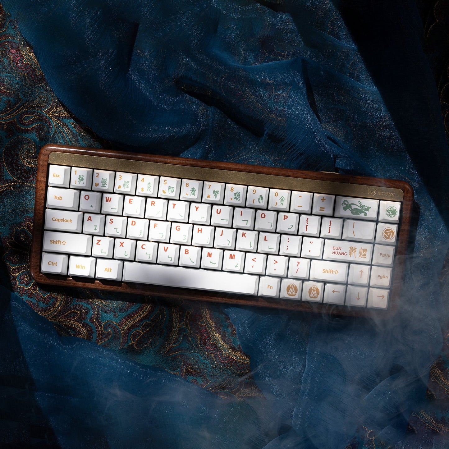 XVX  Dunhuang Cherry Profile Dye-Sub PBT Keycaps Full Set (212-Keys)