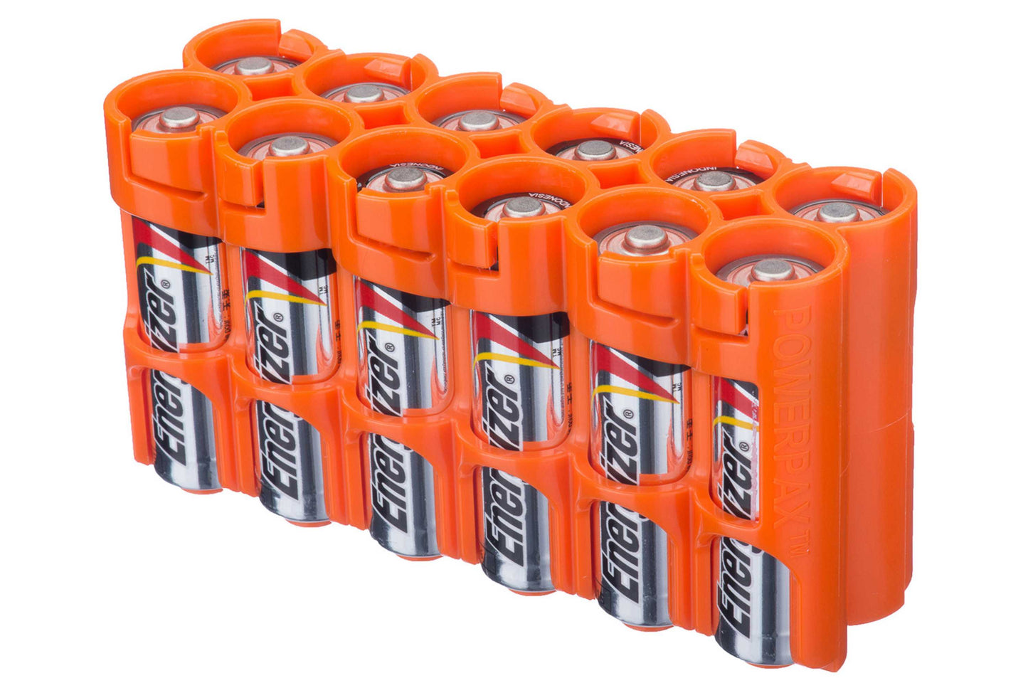 12 AA Pack Battery Caddy (Orange)