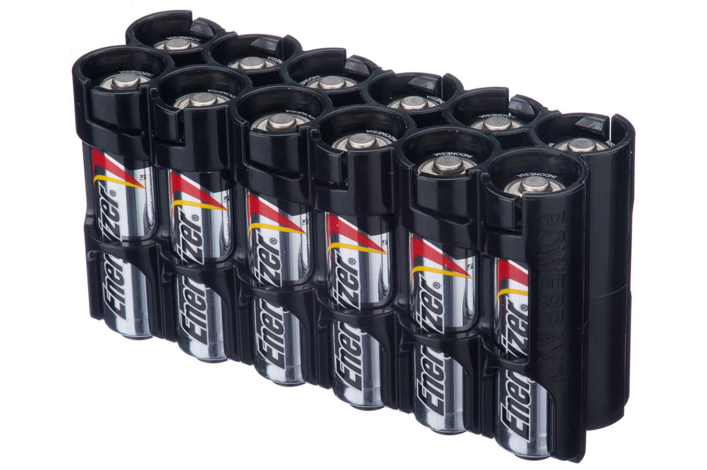 12 AA Pack Battery Caddy (Tuxedo Black)