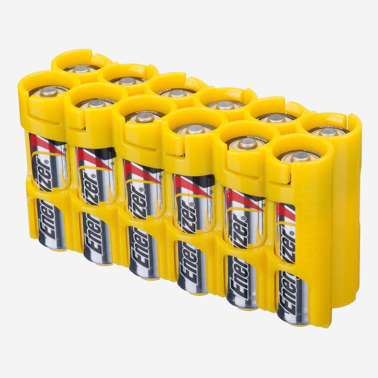 12 AA Pack Battery Caddy (Yellow)