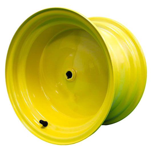 12x7.5 Hubbed Wheel John Deere Yellow (Set of 2)