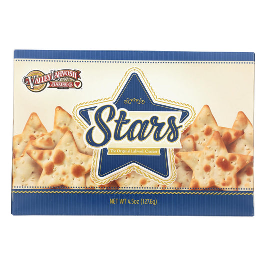 Valley Lahvosh - Crispbread Stars Original - Case Of 12-4.5 Oz