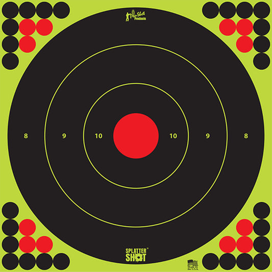 Pro-shot Target 17" Grn Bullseye 5pk