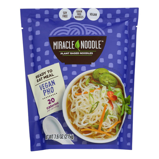 Miracle Noodle - Rte Meal Vegan Pho - Case Of 6-7.6 Oz