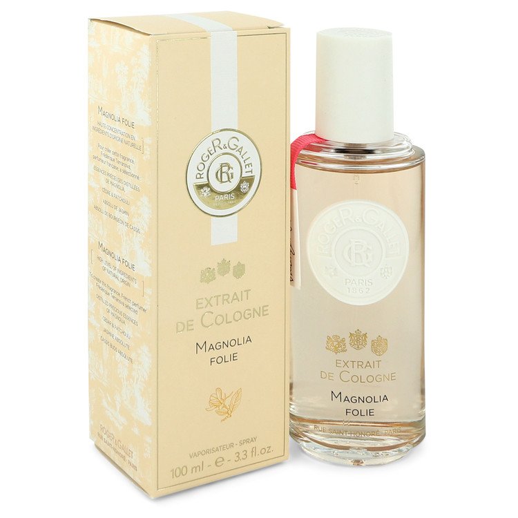 Roger & Gallet Magnolia Folie by Roger & Gallet Extrait De Cologne Spray 3.3 oz for Women