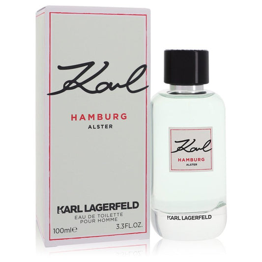 Karl Hamburg Alster by Karl Lagerfeld Eau De Toilette Spray 3.3 oz for Men