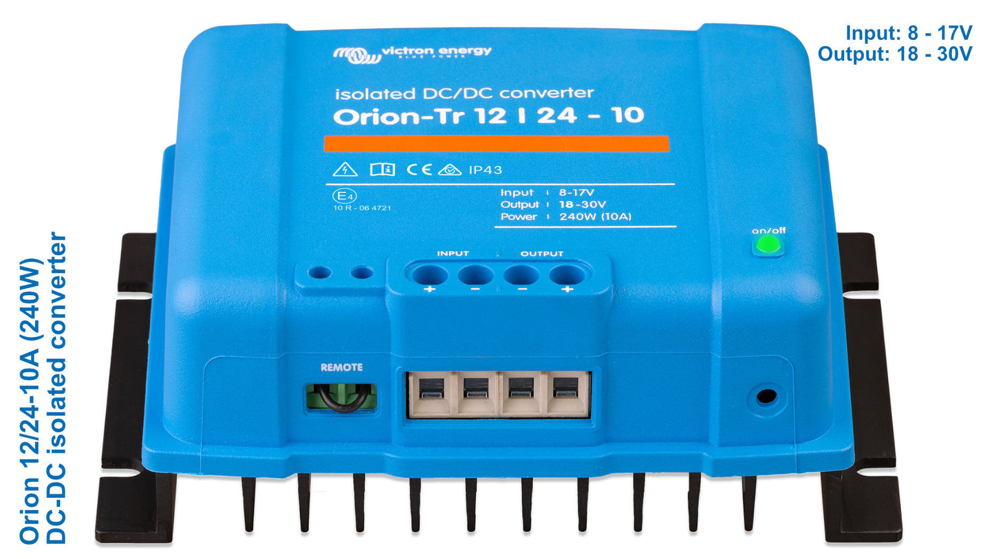 DC-DC Transformers: step up/down converters for 12V, 24V & 48V DC