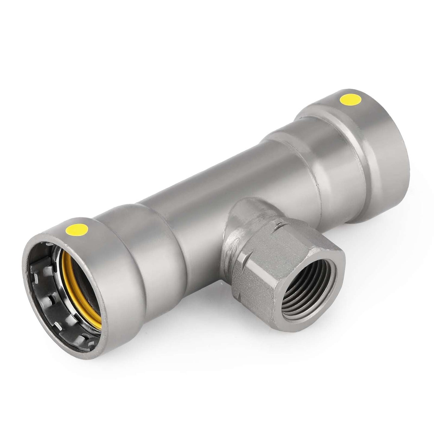 1" x 1" x 1/2" Press x Female Tee (P x P x F)