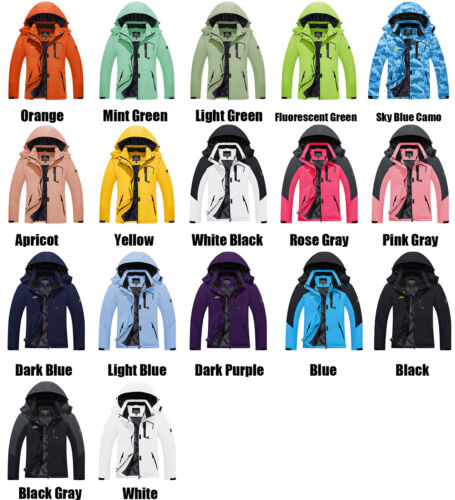 Waterproof Ski Snow Jacket Winter Warm Fleece Lined Mountain Hiking Coat 2025