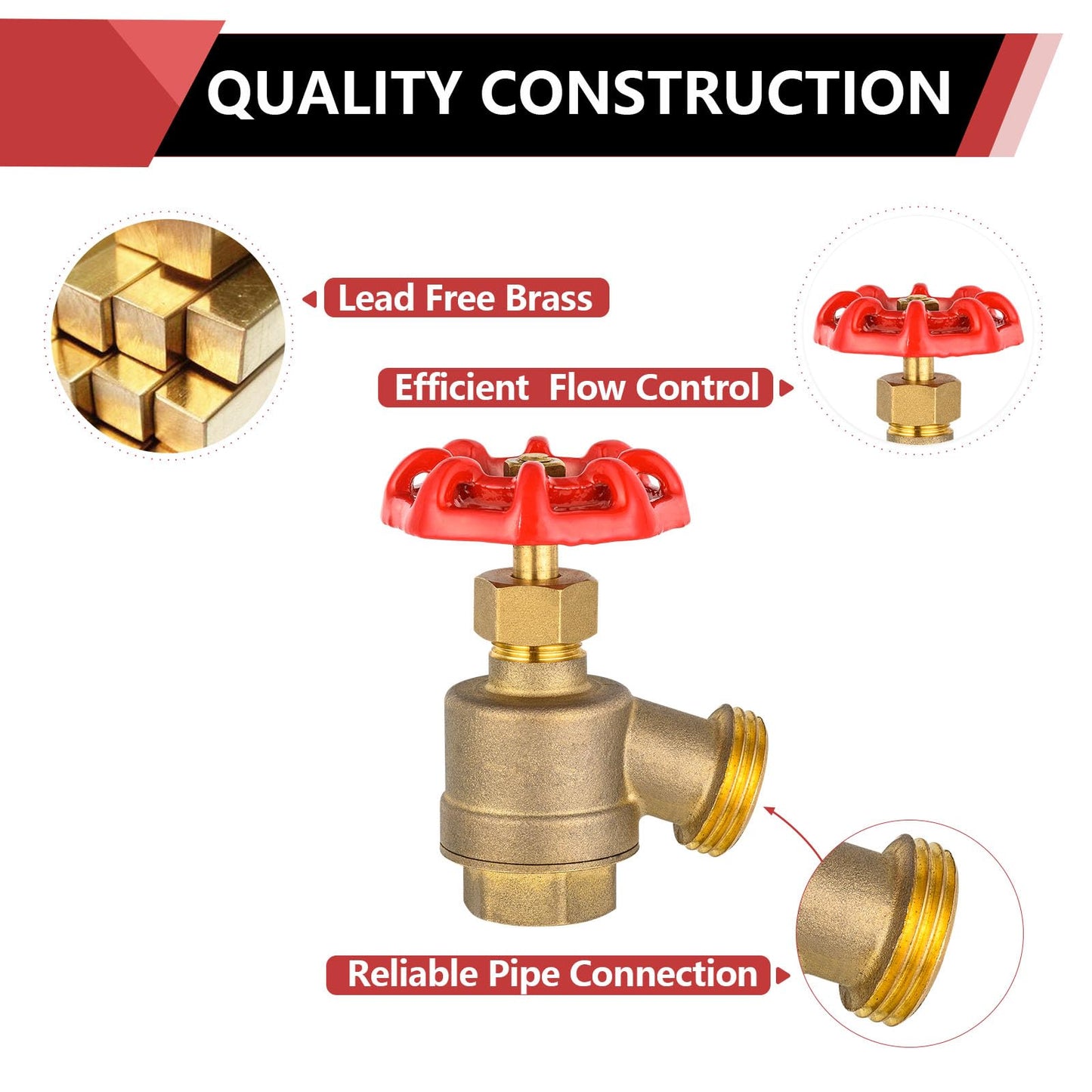 1/2" FIP x 3/4" MHT Bent Nose Garden Valve