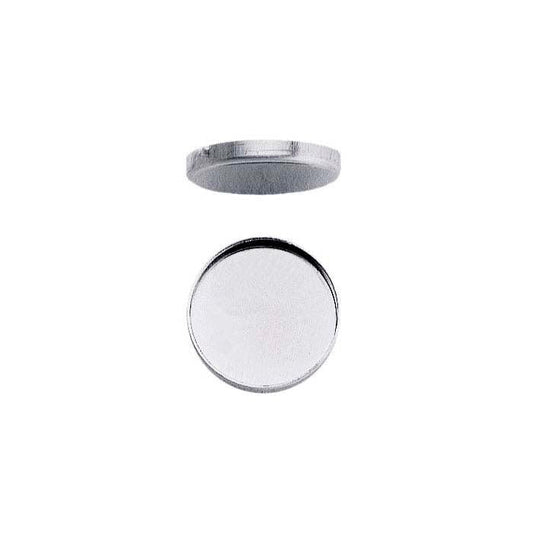 12mm Sterling Silver Bezel Round 2 pack