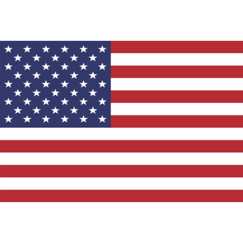 American USA 3x5 Grommet Whip Flag Double Layer