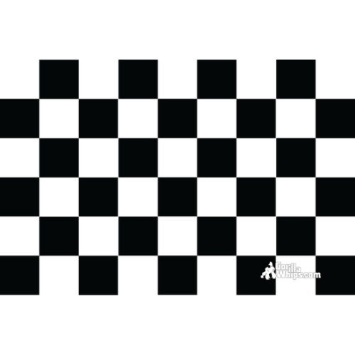 Black & White Checkered 3x5 Grommet Whip Flag