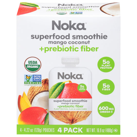 Noka - Sprfd Smthe Mgo Coconut - Case Of 6-4 Pack