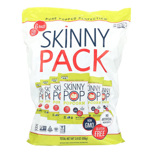 Skinnypop Popcorn 100 Calorie Popcorn Bags - Case Of 10 - 0.65 Oz.