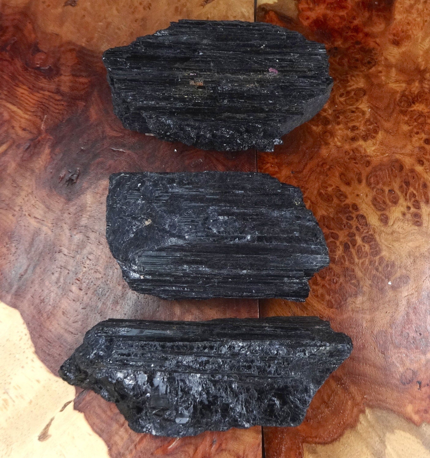 Large Black Tourmaline Crystals (1-3 Inches)(By The Piece Or Pound) Rough Raw Gemstone Home Decor