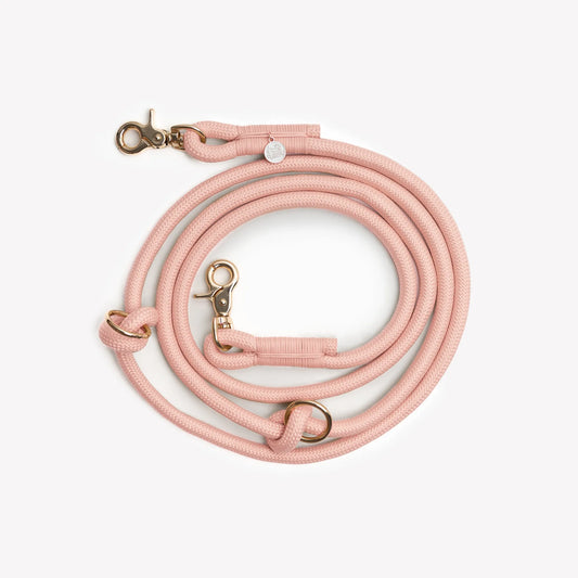 'Powder Rose' - Hands Free Braided Leash