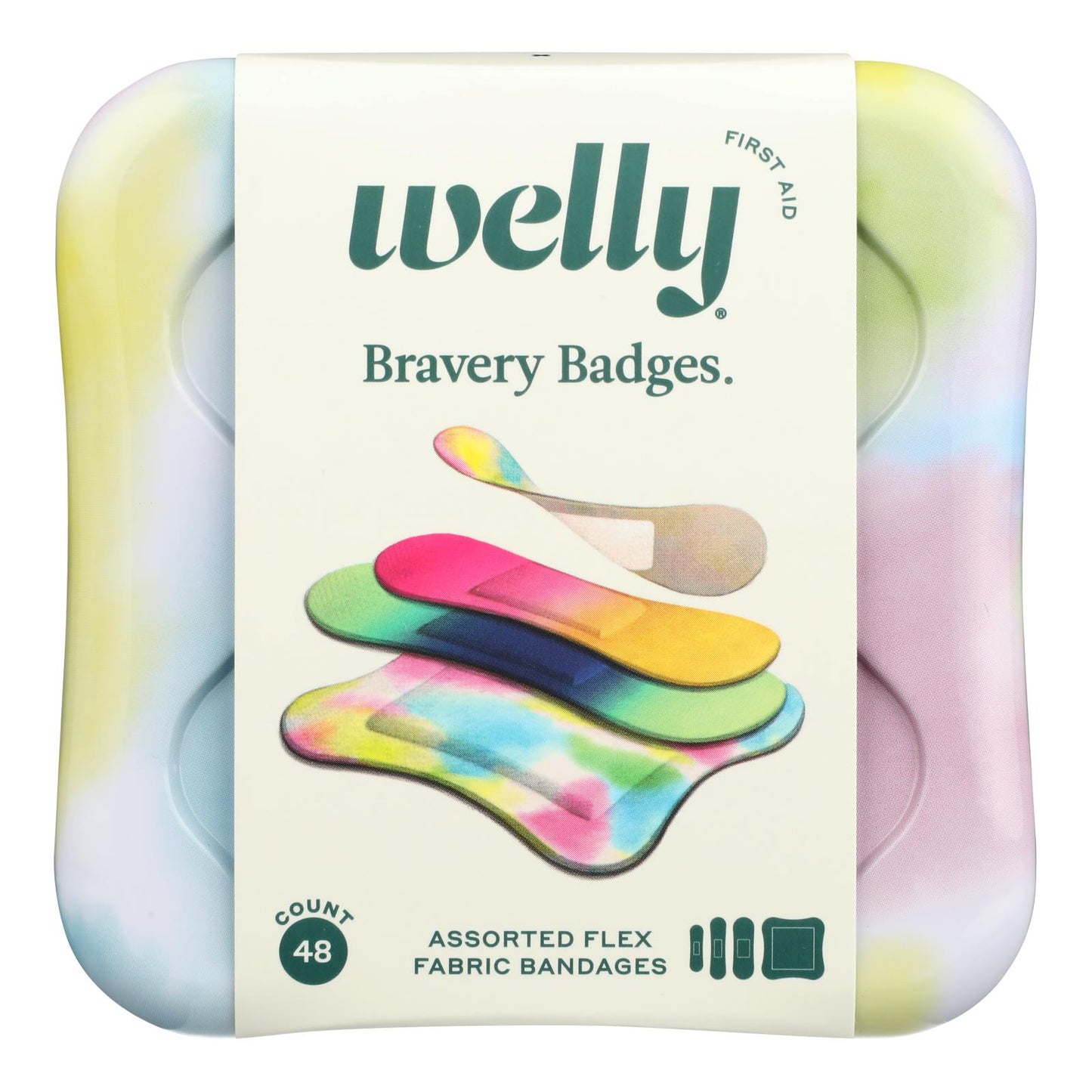 Welly First Aid - Brvry Bdgs Asst Colorwash - Case Of 48-ct