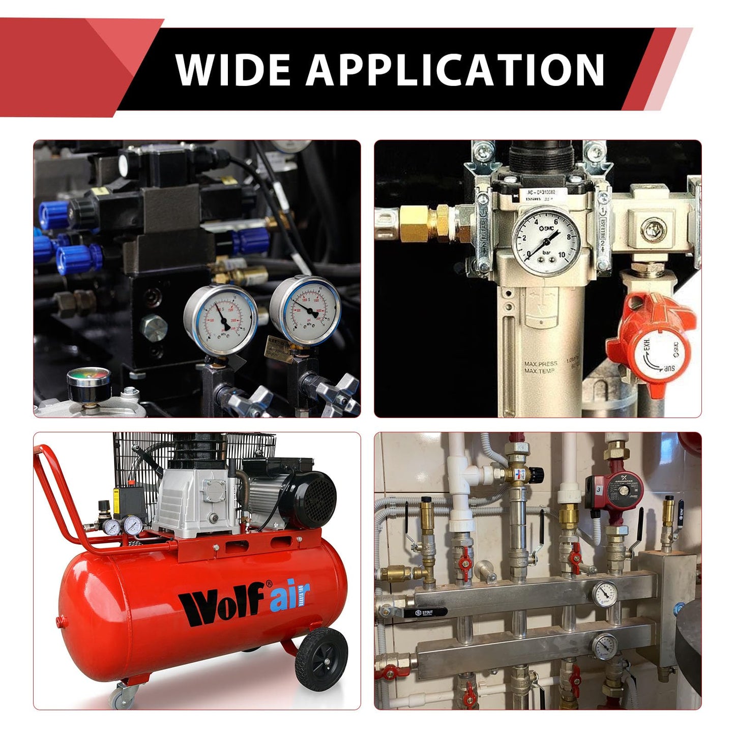 1" Female NPT Brass Hex Connector