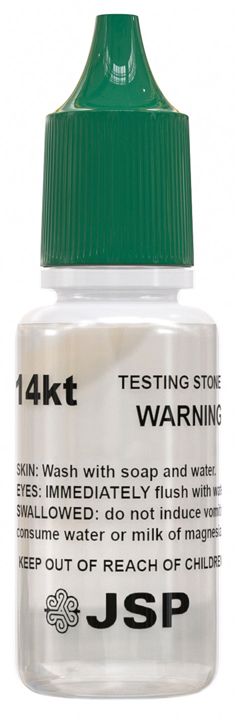 JSP 14K Gold Acid Testing Solution Jewelry Test Tester Precious Metals
