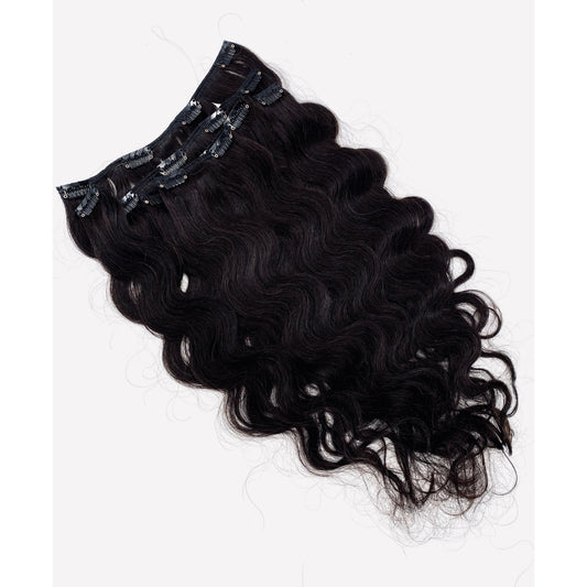 VIP Clip Extensions/ Body Wave  18" - ClipeX System