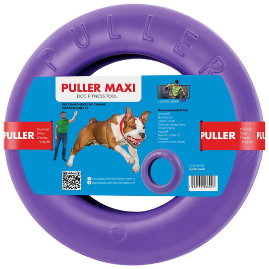 Puller Outdoor Dog Ring Toys   Dog Fetch Toy & Tug of War Dog Toy for Small Medium Large Dogs   Dog Ball & Soft Dog Frisbee Alt   Outside Dog Yard Toys   Big Dog Pull Toy   Best Dog Exercise Equipment