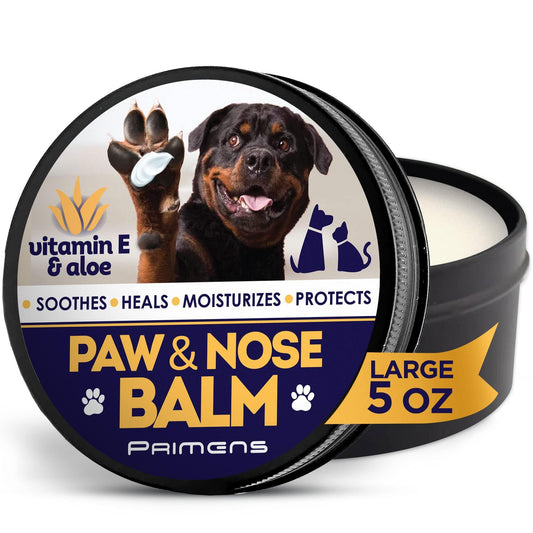 Natural Dog Paw Balm Dog Paw Protection for Hot Pavement Dog Paw Wax for Dry Paws & Nose Canine Paw Moisturizer for Cracked Paws Cream Butter for Cat Dogs Paw Protectors Paw Pad Lotion