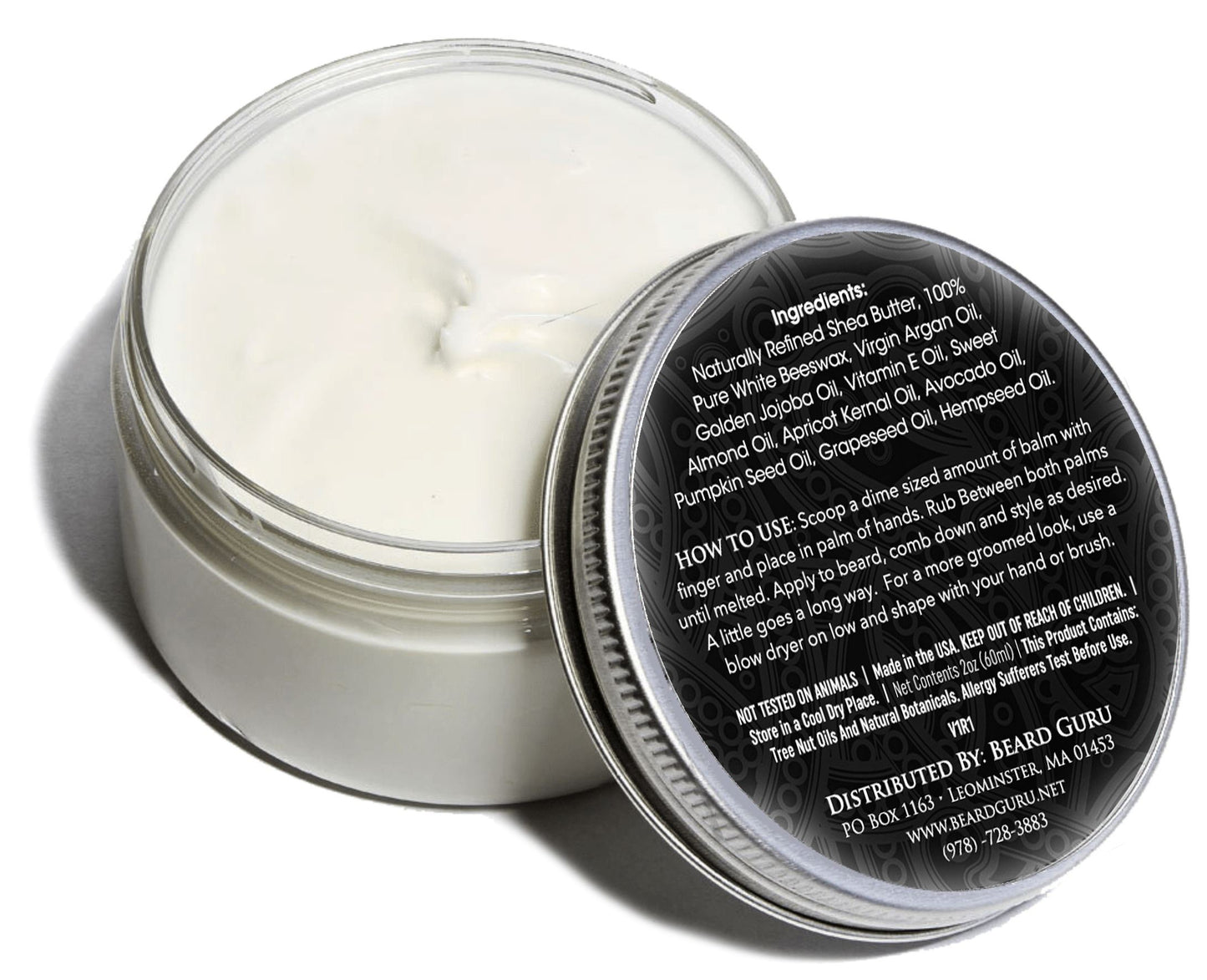 BeardGuru Premium Beard Balm: Unscented