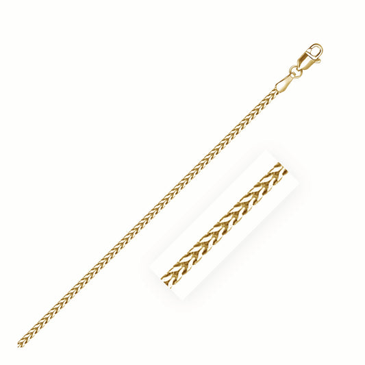 18k Yellow Gold Franco Chain 1.6mm