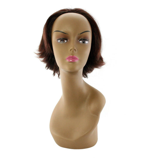 Unique's 100% Human Hair Half Wig / Mrs. BARBADOS Style