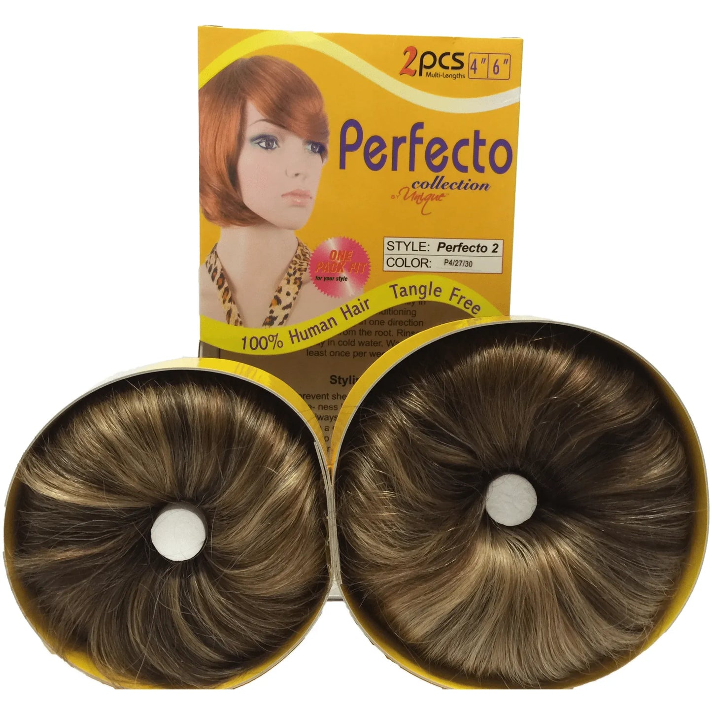 Unique's Perfecto 2 Bump Hair 4" & 6" / 100% Human Hair