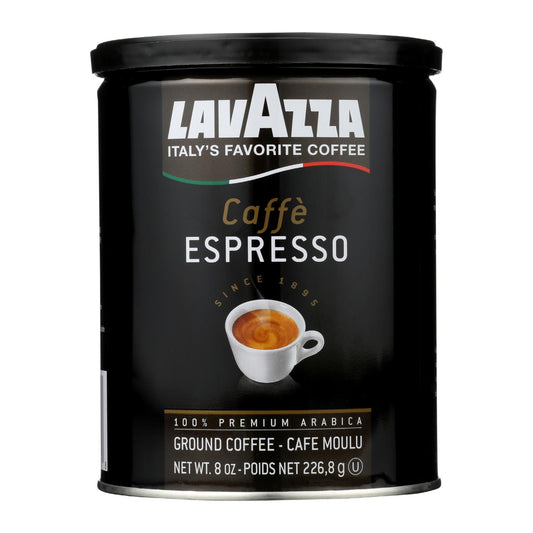 Lavazza Ground Coffee - Espresso Canned - Case Of 12 - 8 Oz