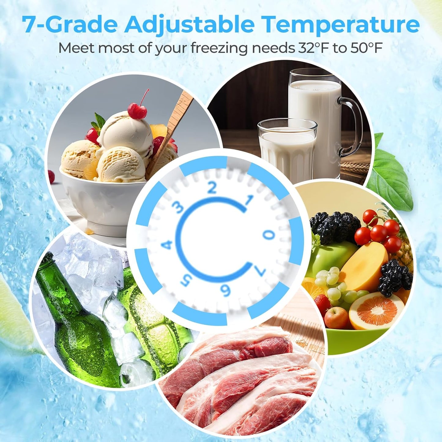 1.6\2.6\3.2 cu. ft Mini Fridge with Freezer