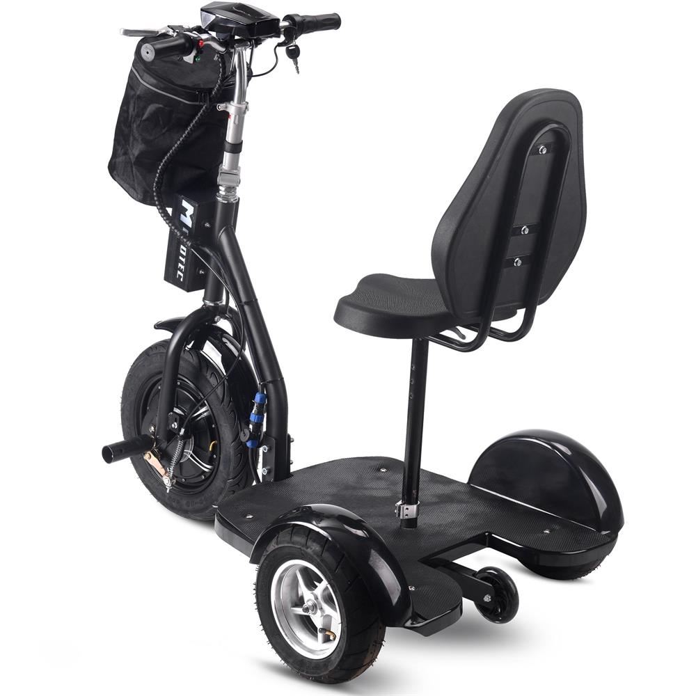 Mototec Electric Trike 48v 1000w Lithium Black