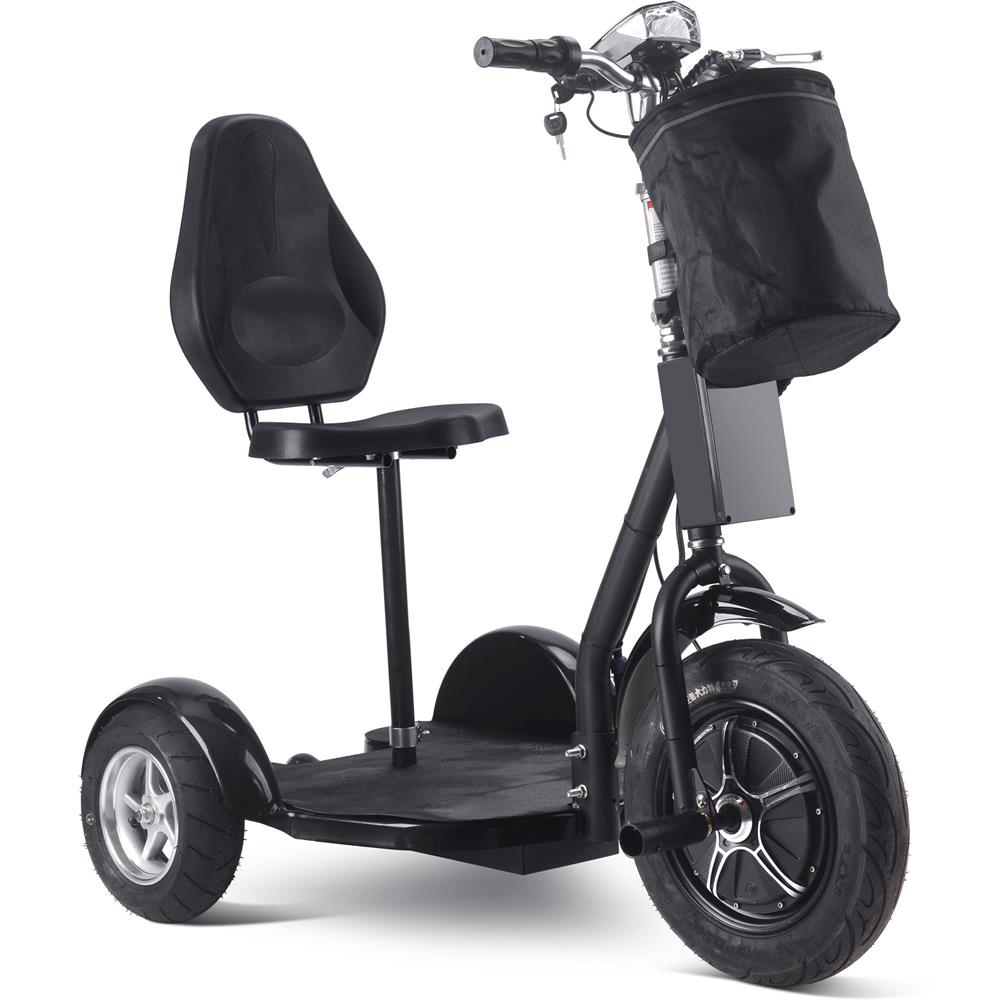 Mototec Electric Trike 48v 1000w Lithium Black