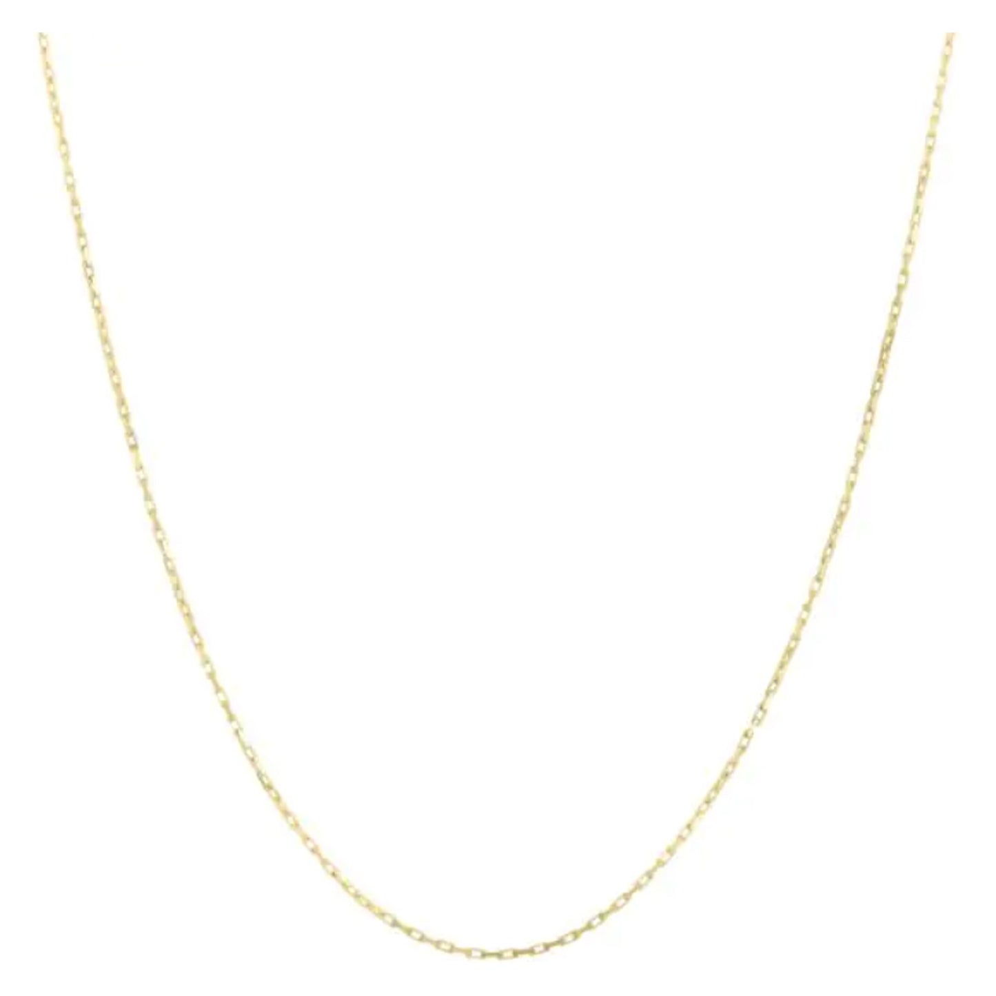 14k Yellow Gold French Cable Chain (1.30 mm)