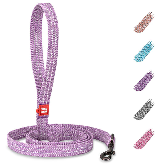 Recycled Cotton Dog Leash 6 Ft   10 Ft Eco Friendly Collar for Small Medium & Large Dogs   Reflective Dog Leash for Medium Dogs   Strong Leashes for Large Breed Dogs Puppy Leash for Small Dogs