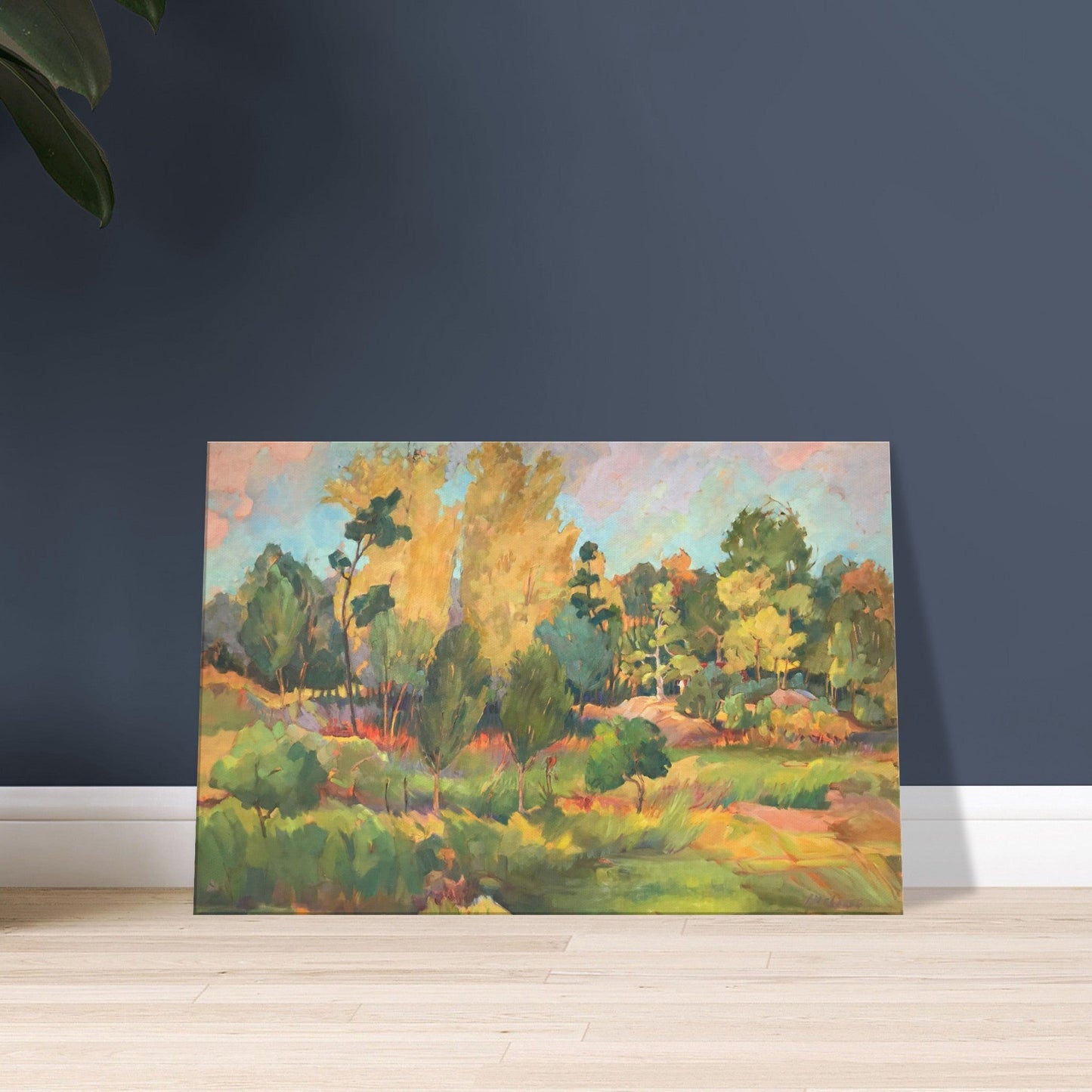 'Garden of Eden' Landscape I 24x36 inch Art Print on Canvas I Original Artwork by American Artist Barbara Cleary