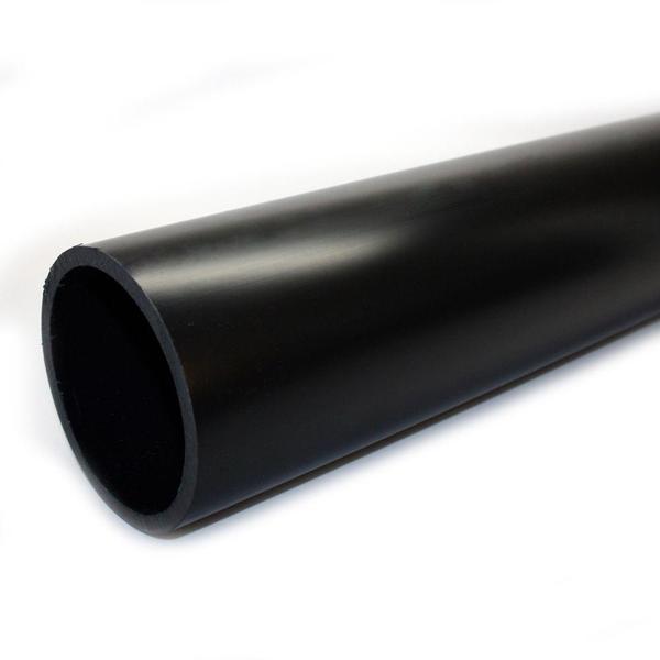 VENTRAL DWV Drain Pipe - Black ABS Custom Size and Length 4" (4.0) Inch