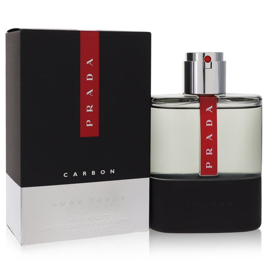 Prada Luna Rossa Carbon by Prada Eau De Toilette Spray for Men