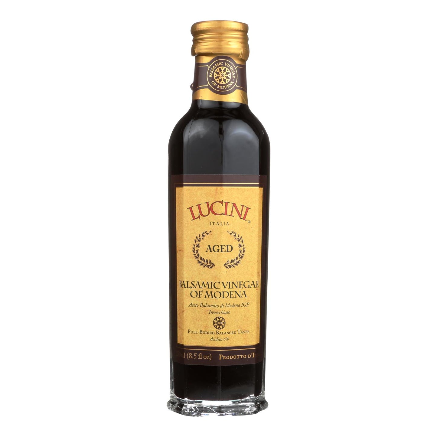 Lucini Italia Gran Riserva Balsamic Vinegar Of Modena - Case Of 6 - 8.5 Fl Oz.