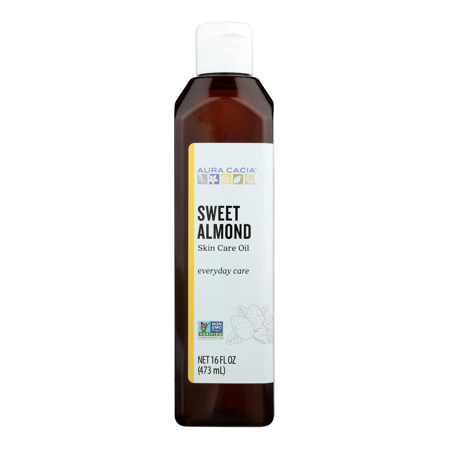 Aura Cacia - Natural Skin Care Oil Sweet Almond - 16 Fl Oz